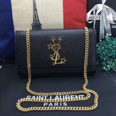 Nová kabelka YSL Chain Bag 24cm Caviar Leather Black