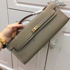 Kabelka s řetízkem YSL Tassel 22 cm, hladká kůže, černo-stříbrná
