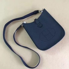 Hermes Mini Evelyne TPM Taška Tmavě Modrá