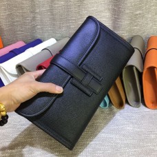 Hermes Epsom kožená kabelka Jige 29cm černá
