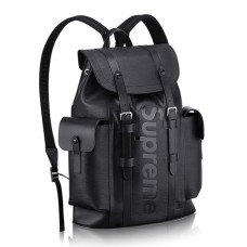 Batoh Louis Vuitton x Supreme Christopher PM M53413 z epi kůže