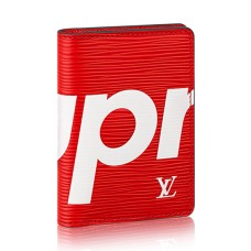 Kabelka Louis Vuitton x Supreme Pocket Organizer M67714 z epi kůže