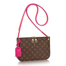 Kabelka Louis Vuitton Lorette M44053 s monogramem a plátěným vzorem