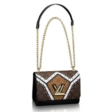 Kabelka Louis Vuitton Twist MM M44214 s monogramovým plátnem