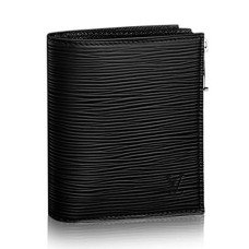 Chytrá peněženka Louis Vuitton M64007 z epi kůže, černá