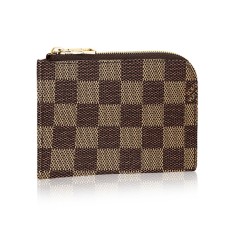 Peněženka na mince Louis Vuitton N63279 Damier Ebene Canvas