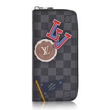 Peněženka Louis Vuitton Zippy Vertical N64443 Damier Graphite Stickers