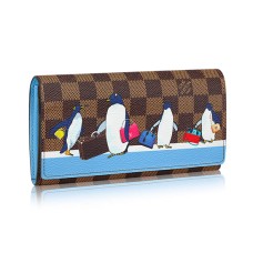 Peněženka Louis Vuitton Sarah N64426 Damier Ebene Canvas