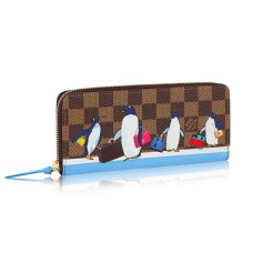 Peněženka Louis Vuitton Clemence N64425 Damier Ebene Canvas