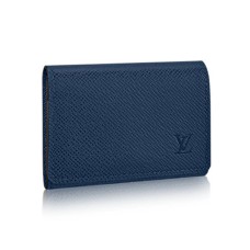 Obálka na vizitky Louis Vuitton M64022 z kůže Taiga