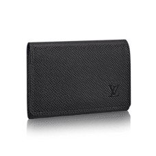 Obálka na vizitky Louis Vuitton M64021 z kůže Taiga