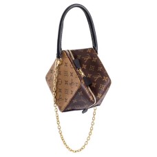 Louis Vuitton čtvercový řetízkový malý pouzdro M62791 monogram plátno