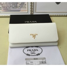 Peněženka Prada 1M1132 Saffiano Leather White