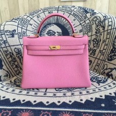 Hermes Kelly 28cm taška Togo kůže růžové zlato