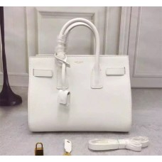 Saint Laurent Sac De Jour Tote bílá 32cm
