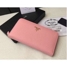 Peněženka Prada se zipem 1M0506 růžová