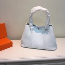 Hermes Kabelka na zahradní párty malá 31cm bílá