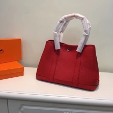 Hermes Kabelka na zahradní párty malá 31cm červená