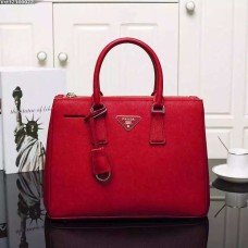 Kabelka Prada Galleria 2274 saffiano kůže 33cm červená