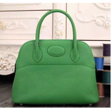 Hermes Bolide 31cm Togo kožená zelená taška