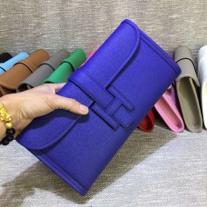 Hermes Epsom kožená kabelka Jige 29cm elektricky modrá