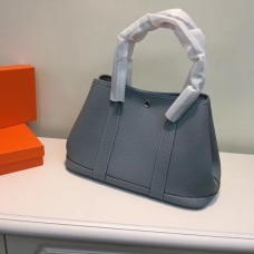 Hermes Kabelka na zahradní párty malá 31cm šedomodrá