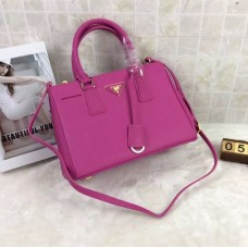 Taška Prada Galleria 1801 Saffiano kůže 30cm růže