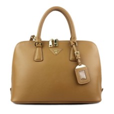 Prada 0812 Meruňková taška s křížovým vzorem