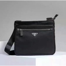 Pánská plátěná crossbody kabelka Prada VA251 černá