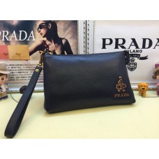 Pánská kožená taška Prada 3314 černá