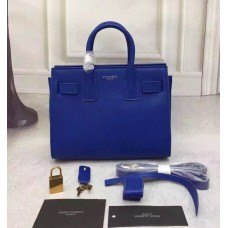 Malá kabelka Saint Laurent Sac De Jour modrá 22cm