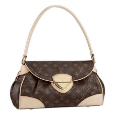 Kabelka Louis Vuitton M40121 Beverly MM přes rameno s monogramem, plátěná