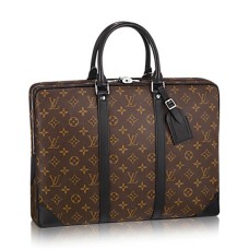Louis Vuitton M40225 Porte-Documents Voyage Aktovka Monogram Macassar Canvas
