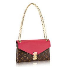 Louis Vuitton M40542 Pallas Chain kabelka přes rameno s monogramem z plátna
