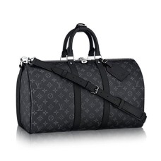 Louis Vuitton M40569 Keepall Bandouliere 45 cestovní taška Monogram Eclipse Canvas