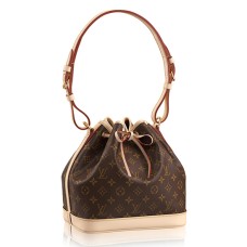 Louis Vuitton M40818 Petit Noe ramenní taška s monogramem, plátěná