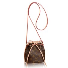 Louis Vuitton M41346 Nano Noe ramenní taška s monogramem, plátěná