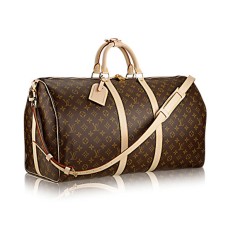 Louis Vuitton M41414 Keepall Bandouliere 55 cestovní taška s monogramem a plátnem