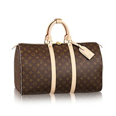 Louis Vuitton M41428 Keepall 45 cestovní taška s monogramem a plátnem