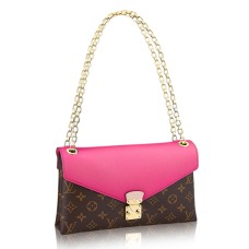 Louis Vuitton M41468 Pallas Chain kabelka přes rameno s monogramem z plátna
