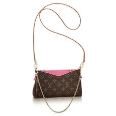 Kabelka Louis Vuitton Pallas Clutch M41483 s monogramem, plátěná