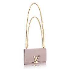 Louis Vuitton M42627 Chain Louise MM Crossbody kabelka z telecí kůže