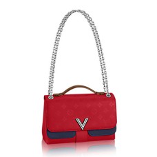 Louis Vuitton M42901 Velmi řetězová kabelka přes rameno Taurillon kůže