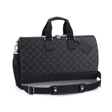 Louis Vuitton M43038 Keepall Voyager cestovní taška Monogram Eclipse Canvas
