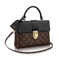 Louis Vuitton M43125 Kabelka s jednou rukojetí a klopou MM Taška přes rameno s monogramem, plátěná
