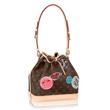 Louis Vuitton M43233 Petit Noe ramenní taška s monogramem, plátěná