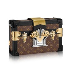 Kabelka Louis Vuitton Petite Malle Crossbody M44097 s monogramem a plátnem