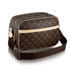 Kabelka Louis Vuitton M45254 Reporter PM přes rameno s monogramem, plátěná