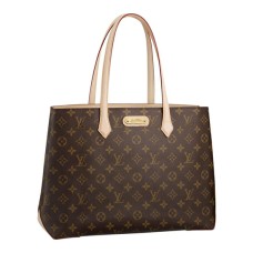 Louis Vuitton M45644 Wilshire MM ramenní taška s monogramem, plátěná