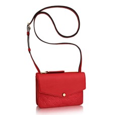 Louis Vuitton M50259 Dvojitá crossbody kabelka Monogram Empreinte Leather